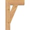 Ekena Millwork Traditional Block Smooth Bracket w/ Offset Brace, Western Red Cedar, 5 1/2"W x 14"D x 22"H BKT0604X14X22TRA05SWR - alternate 2